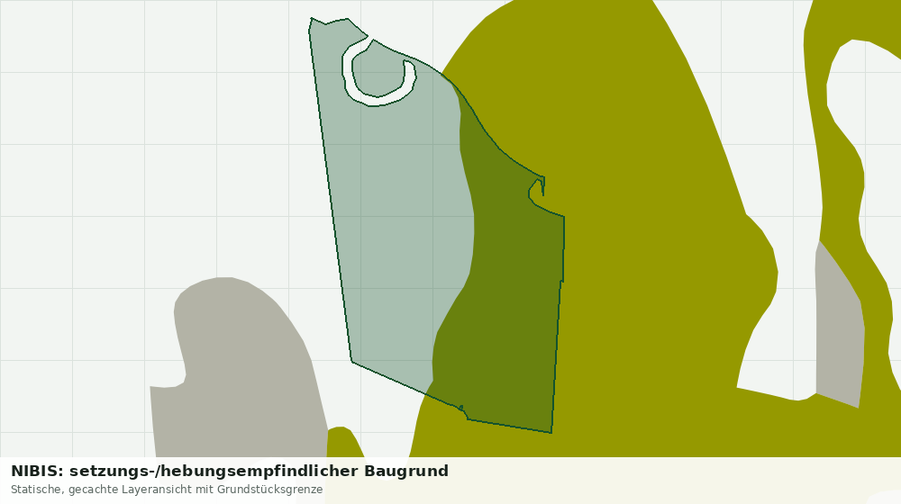 Statische Kartenansicht: NIBIS: setzungs-/hebungsempfindlicher Baugrund