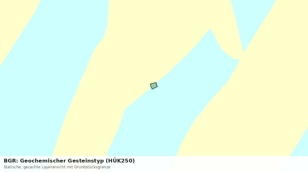 Statische Kartenansicht: BGR: Geochemischer Gesteinstyp (HÜK250)
