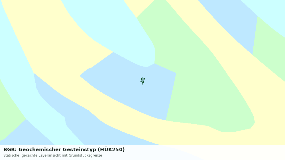 Statische Kartenansicht: BGR: Geochemischer Gesteinstyp (HÜK250)