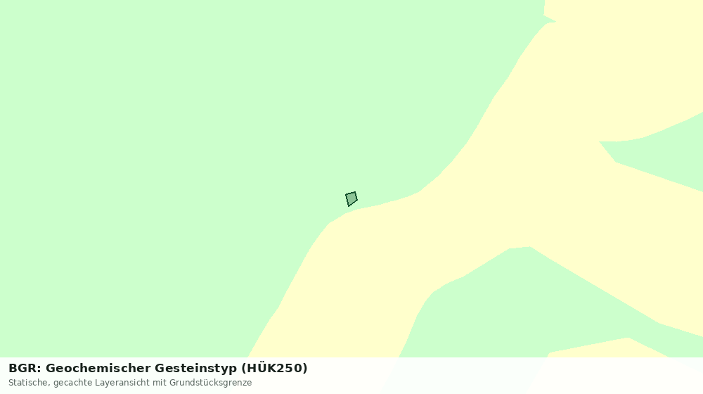 Statische Kartenansicht: BGR: Geochemischer Gesteinstyp (HÜK250)