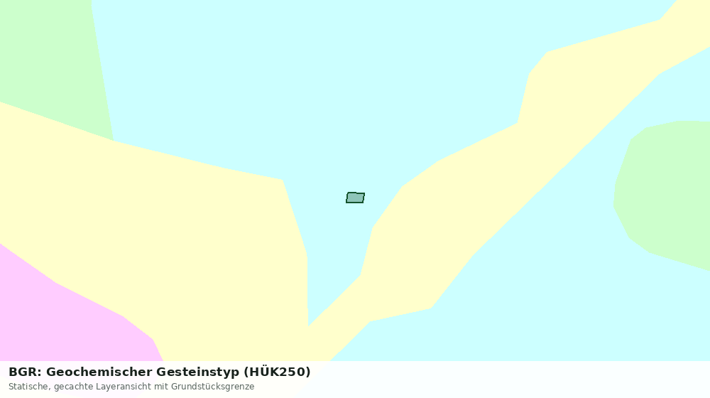 Statische Kartenansicht: BGR: Geochemischer Gesteinstyp (HÜK250)