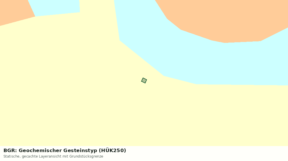 Statische Kartenansicht: BGR: Geochemischer Gesteinstyp (HÜK250)