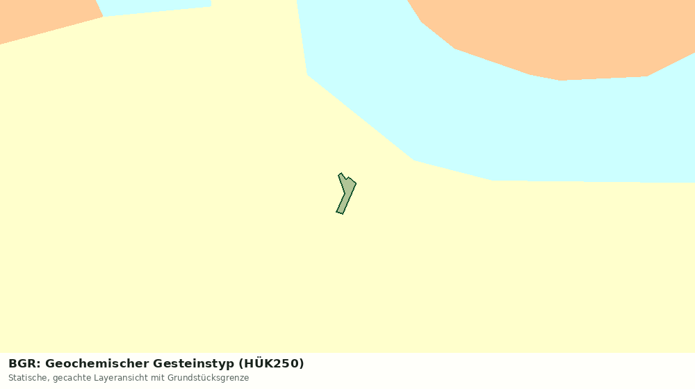 Statische Kartenansicht: BGR: Geochemischer Gesteinstyp (HÜK250)