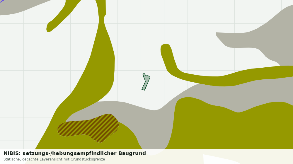 Statische Kartenansicht: NIBIS: setzungs-/hebungsempfindlicher Baugrund