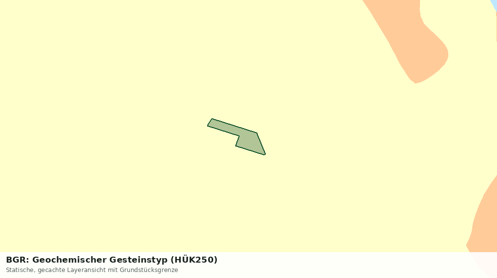 Statische Kartenansicht: BGR: Geochemischer Gesteinstyp (HÜK250)
