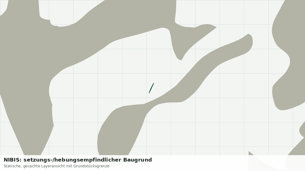 Statische Kartenansicht: NIBIS: setzungs-/hebungsempfindlicher Baugrund