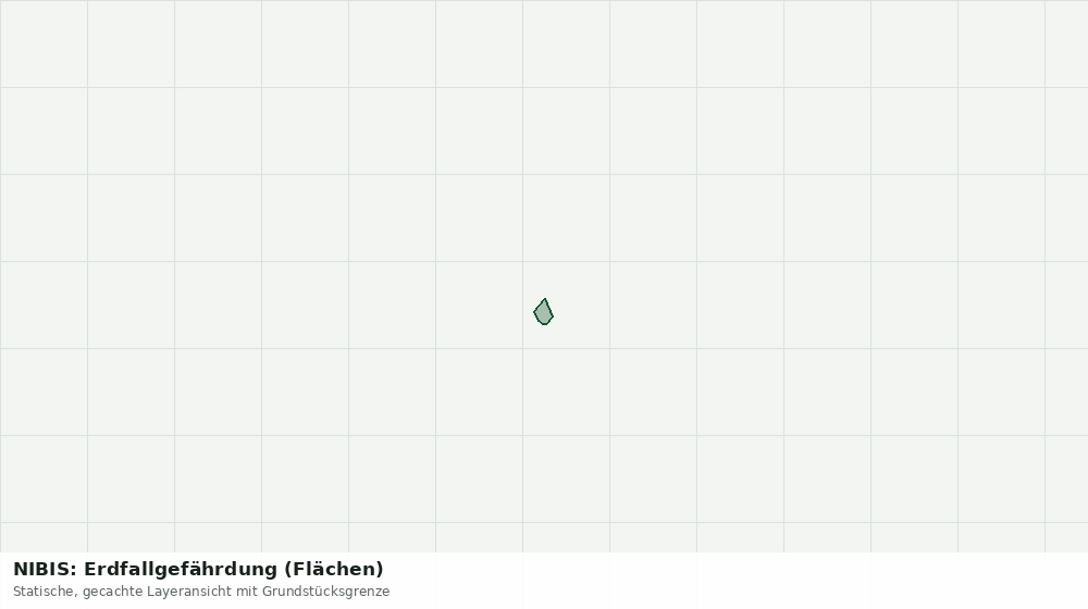 Statische Kartenansicht: NIBIS: Erdfallgefährdung (Flächen)