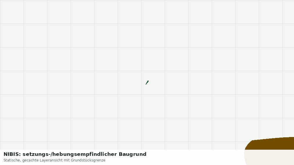 Statische Kartenansicht: NIBIS: setzungs-/hebungsempfindlicher Baugrund