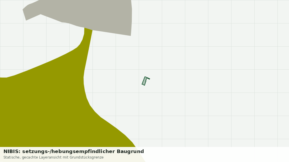 Statische Kartenansicht: NIBIS: setzungs-/hebungsempfindlicher Baugrund
