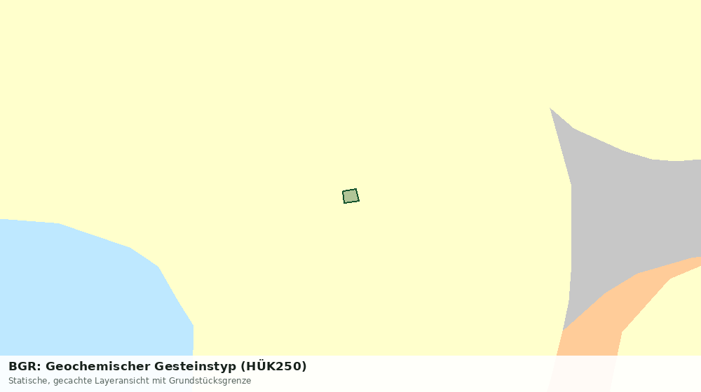 Statische Kartenansicht: BGR: Geochemischer Gesteinstyp (HÜK250)