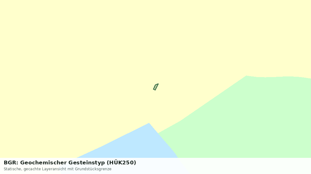Statische Kartenansicht: BGR: Geochemischer Gesteinstyp (HÜK250)