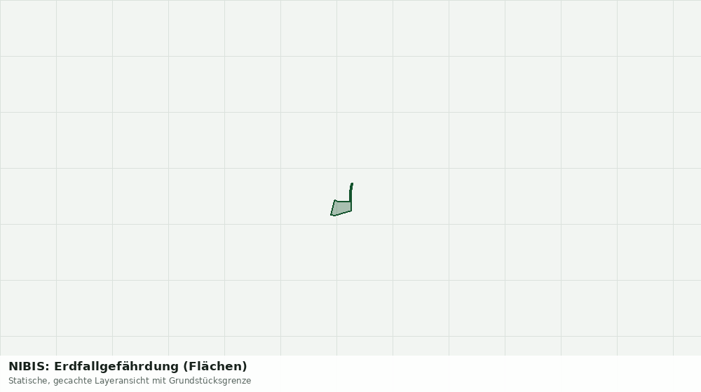 Statische Kartenansicht: NIBIS: Erdfallgefährdung (Flächen)