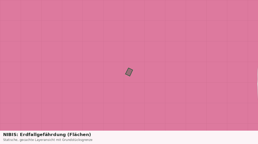 Statische Kartenansicht: NIBIS: Erdfallgefährdung (Flächen)