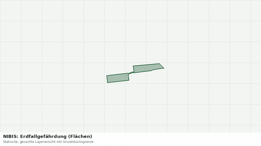 Statische Kartenansicht: NIBIS: Erdfallgefährdung (Flächen)