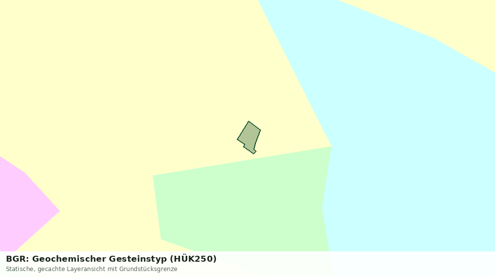 Statische Kartenansicht: BGR: Geochemischer Gesteinstyp (HÜK250)
