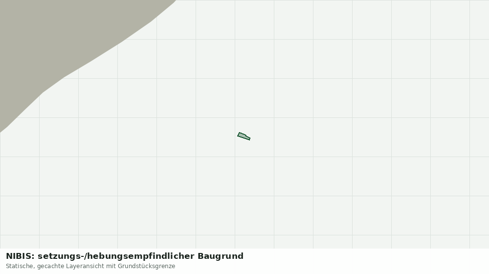 Statische Kartenansicht: NIBIS: setzungs-/hebungsempfindlicher Baugrund