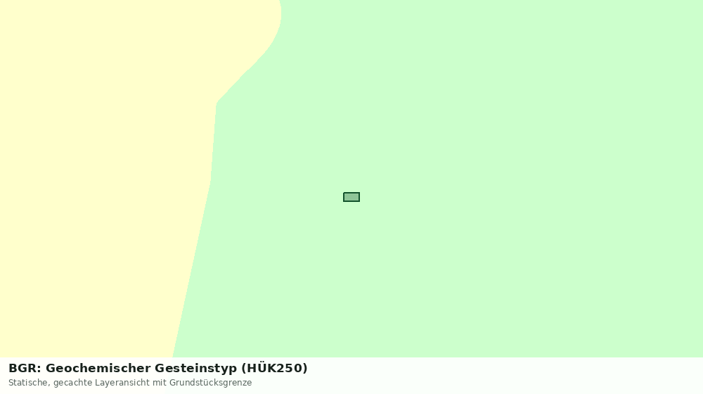 Statische Kartenansicht: BGR: Geochemischer Gesteinstyp (HÜK250)