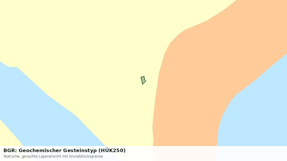 Statische Kartenansicht: BGR: Geochemischer Gesteinstyp (HÜK250)