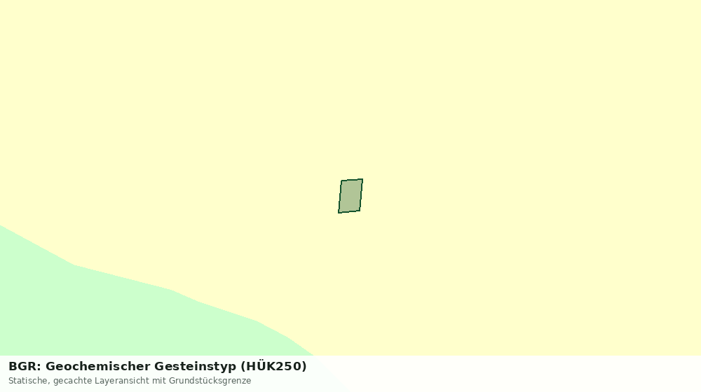 Statische Kartenansicht: BGR: Geochemischer Gesteinstyp (HÜK250)