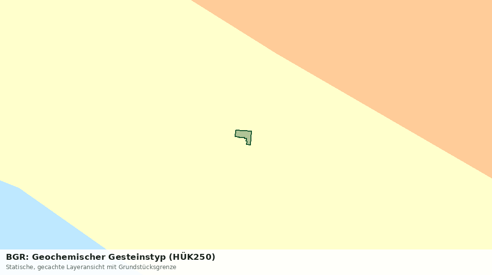 Statische Kartenansicht: BGR: Geochemischer Gesteinstyp (HÜK250)
