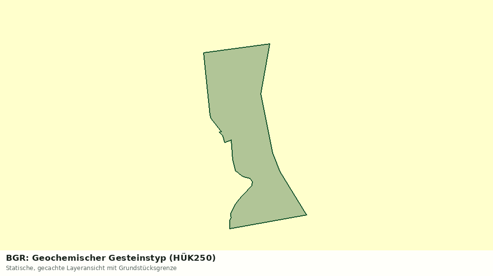 Statische Kartenansicht: BGR: Geochemischer Gesteinstyp (HÜK250)