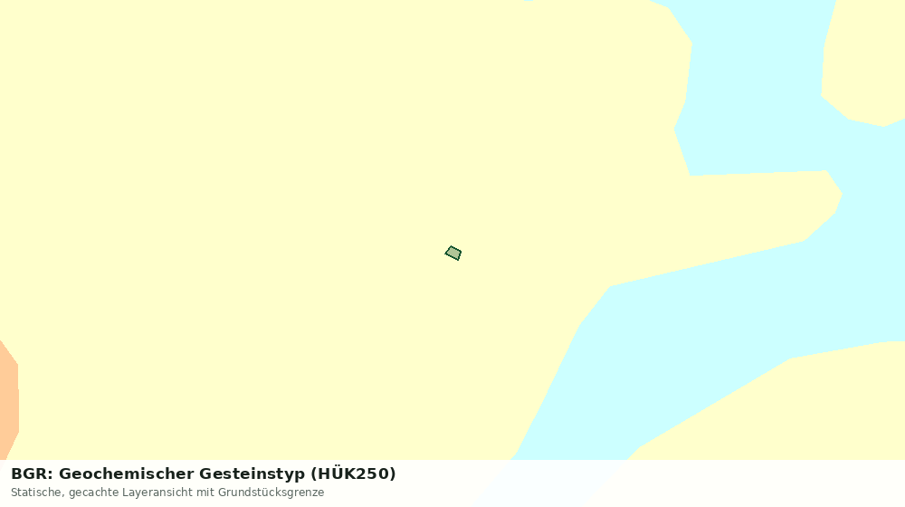 Statische Kartenansicht: BGR: Geochemischer Gesteinstyp (HÜK250)