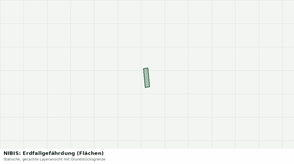 Statische Kartenansicht: NIBIS: Erdfallgefährdung (Flächen)