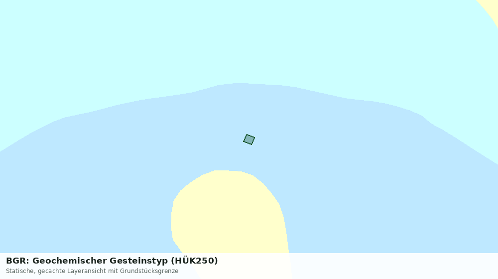Statische Kartenansicht: BGR: Geochemischer Gesteinstyp (HÜK250)