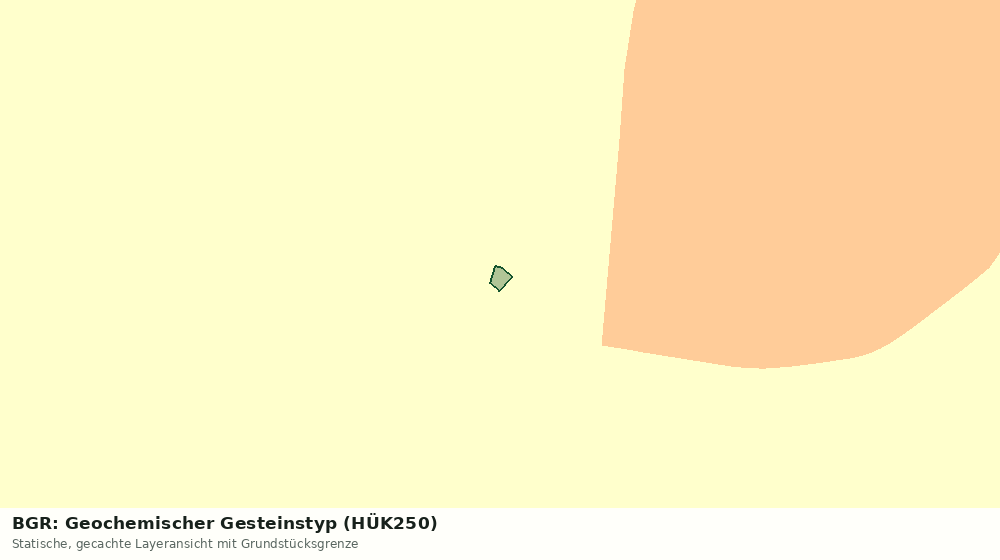Statische Kartenansicht: BGR: Geochemischer Gesteinstyp (HÜK250)