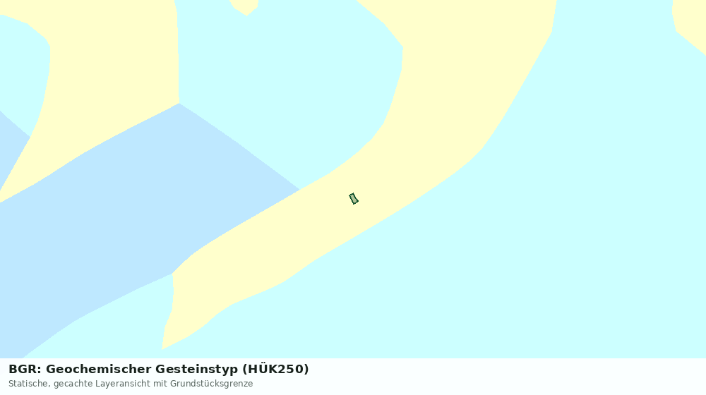 Statische Kartenansicht: BGR: Geochemischer Gesteinstyp (HÜK250)