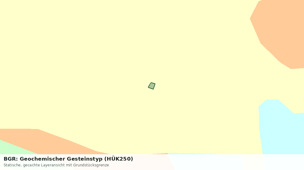Statische Kartenansicht: BGR: Geochemischer Gesteinstyp (HÜK250)