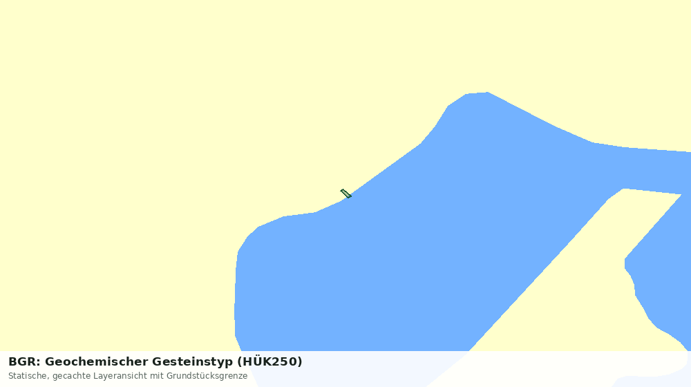 Statische Kartenansicht: BGR: Geochemischer Gesteinstyp (HÜK250)