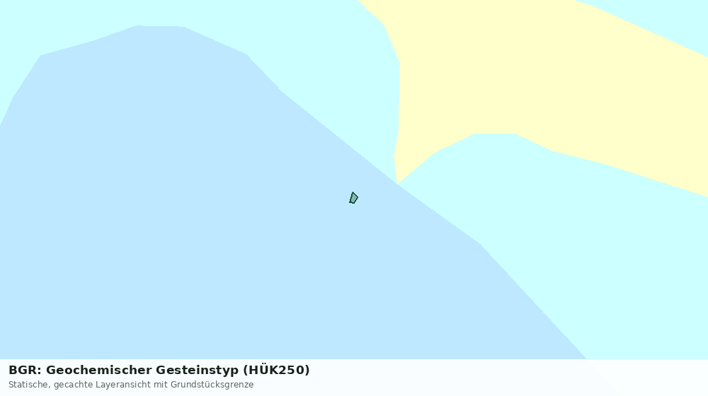 Statische Kartenansicht: BGR: Geochemischer Gesteinstyp (HÜK250)