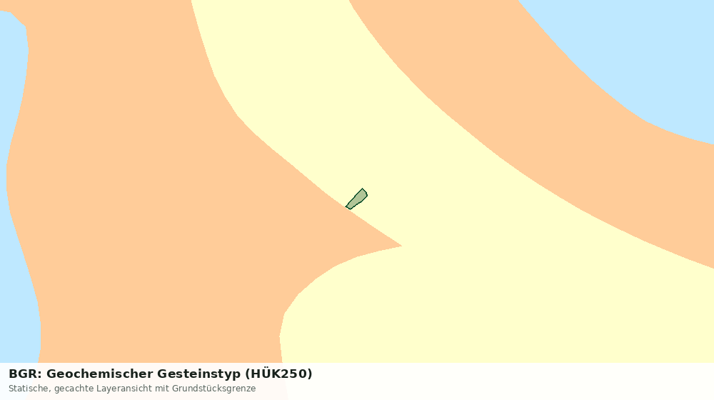 Statische Kartenansicht: BGR: Geochemischer Gesteinstyp (HÜK250)