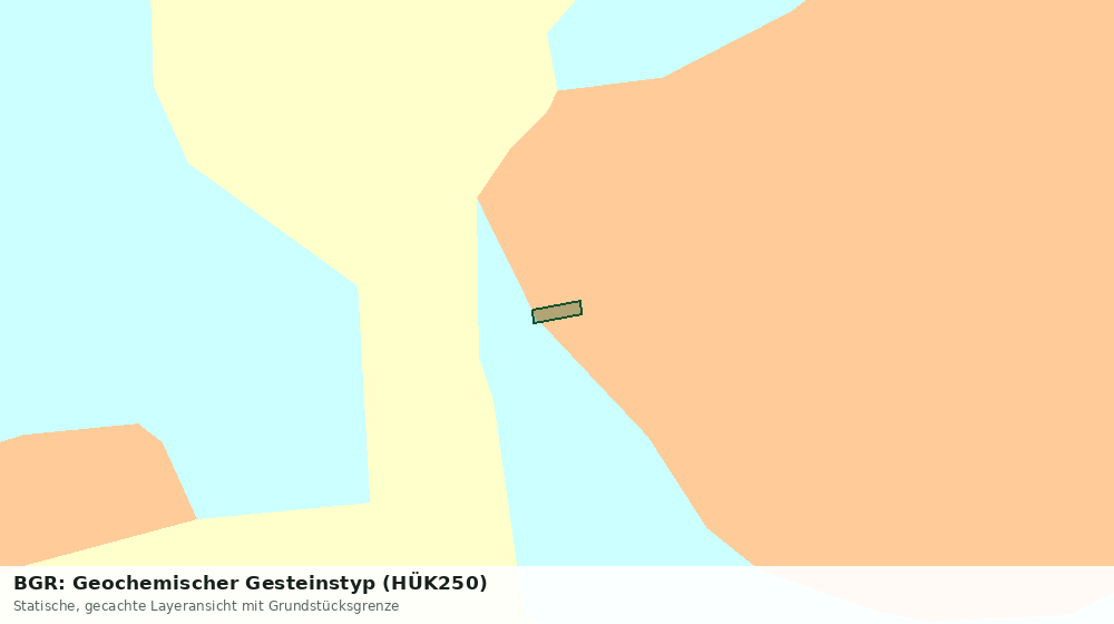Statische Kartenansicht: BGR: Geochemischer Gesteinstyp (HÜK250)