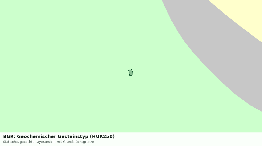 Statische Kartenansicht: BGR: Geochemischer Gesteinstyp (HÜK250)