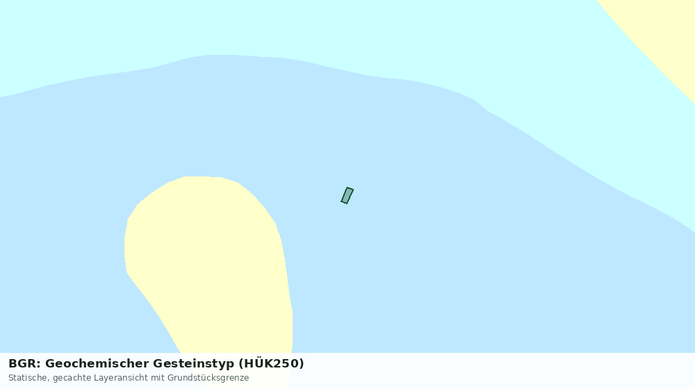 Statische Kartenansicht: BGR: Geochemischer Gesteinstyp (HÜK250)