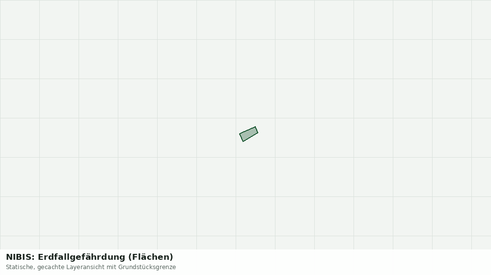 Statische Kartenansicht: NIBIS: Erdfallgefährdung (Flächen)