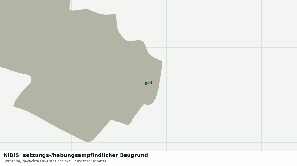 Statische Kartenansicht: NIBIS: setzungs-/hebungsempfindlicher Baugrund