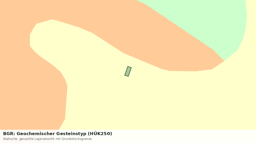 Statische Kartenansicht: BGR: Geochemischer Gesteinstyp (HÜK250)