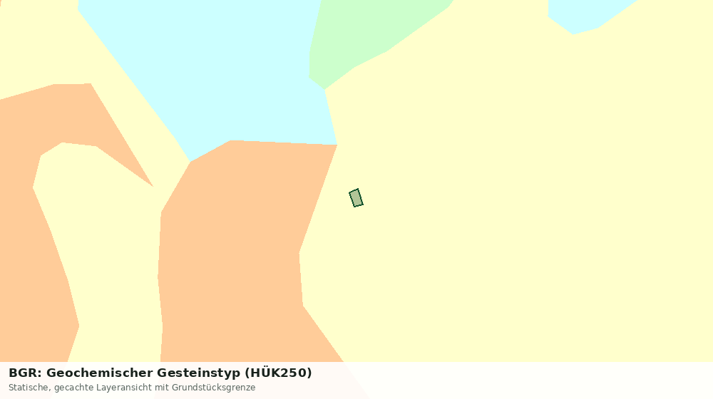 Statische Kartenansicht: BGR: Geochemischer Gesteinstyp (HÜK250)