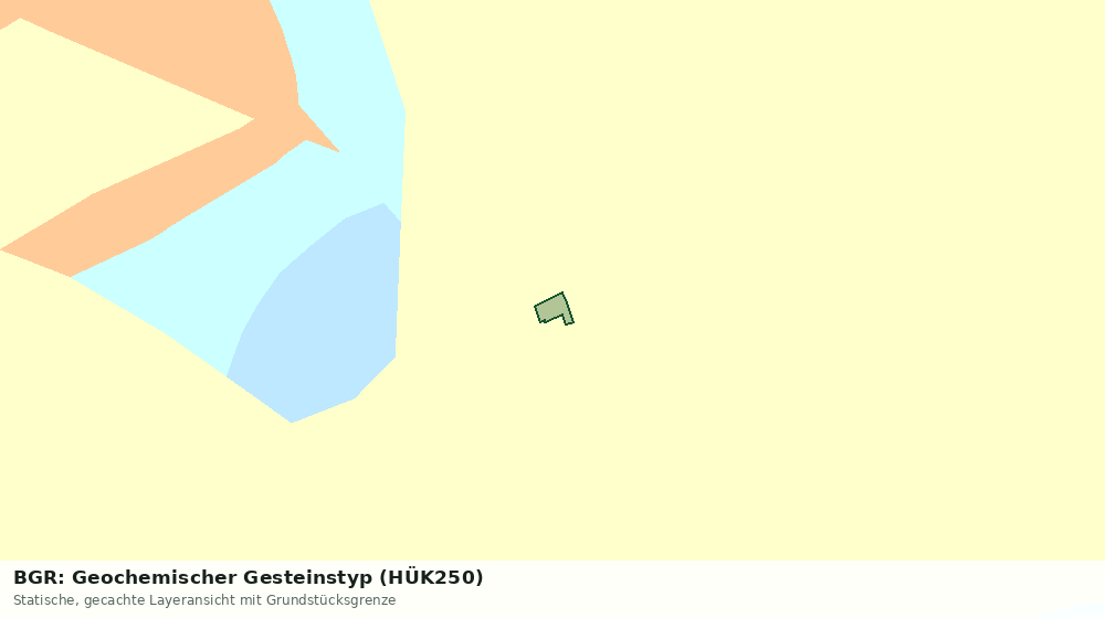 Statische Kartenansicht: BGR: Geochemischer Gesteinstyp (HÜK250)