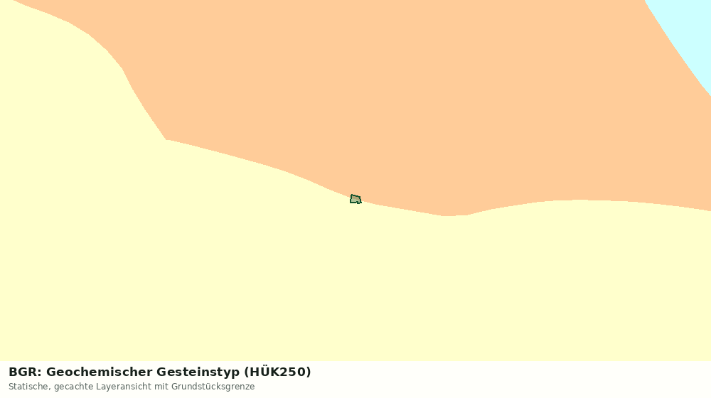 Statische Kartenansicht: BGR: Geochemischer Gesteinstyp (HÜK250)