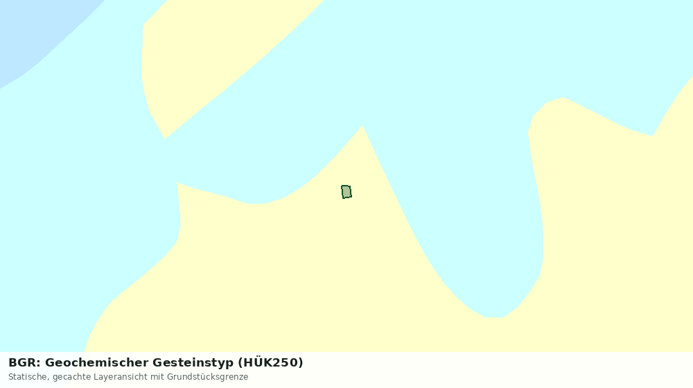 Statische Kartenansicht: BGR: Geochemischer Gesteinstyp (HÜK250)