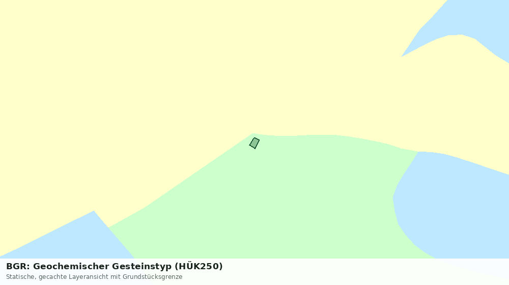Statische Kartenansicht: BGR: Geochemischer Gesteinstyp (HÜK250)
