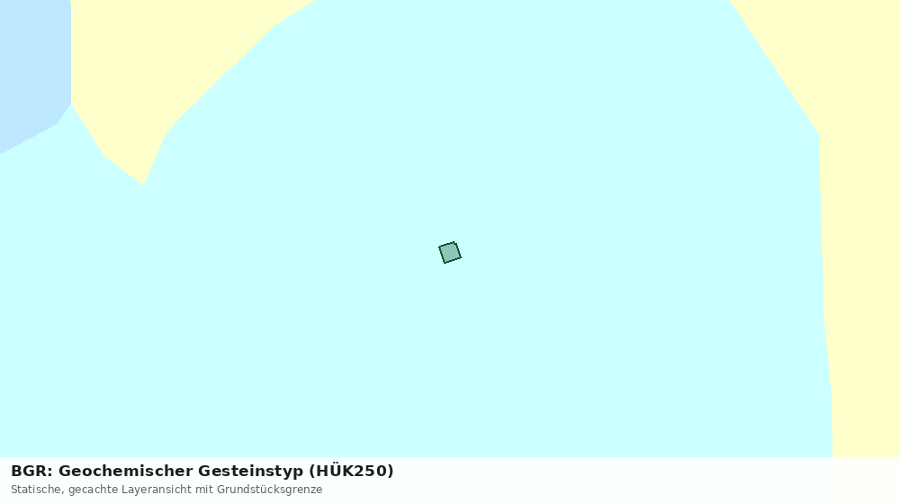 Statische Kartenansicht: BGR: Geochemischer Gesteinstyp (HÜK250)