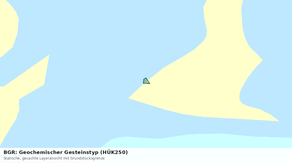 Statische Kartenansicht: BGR: Geochemischer Gesteinstyp (HÜK250)