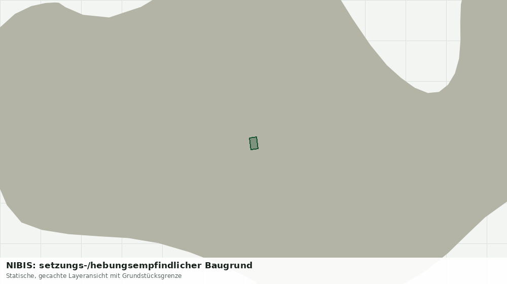Statische Kartenansicht: NIBIS: setzungs-/hebungsempfindlicher Baugrund