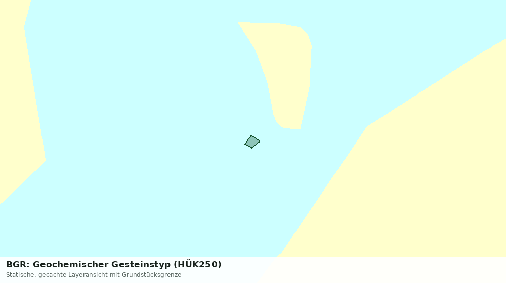 Statische Kartenansicht: BGR: Geochemischer Gesteinstyp (HÜK250)