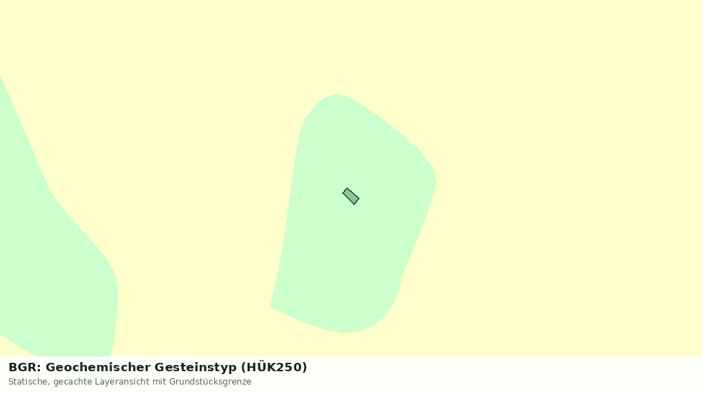 Statische Kartenansicht: BGR: Geochemischer Gesteinstyp (HÜK250)
